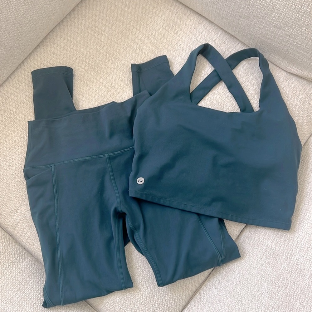 Senita Athletics matching set deep teal